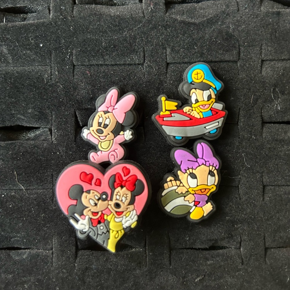 Old School Disney Croc charms set of 4